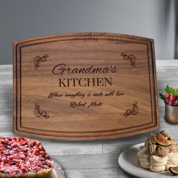 Our Family Recipe Cutting Board - Christmas gift for mom from kids, family  rules sign, kitchen decor, gift for grandma