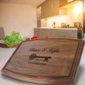 Engraved Wooden Board with Text and Logo – Realtor Marketing Personalized Gifts for Clients and Employees Custom Corporate Wood Board