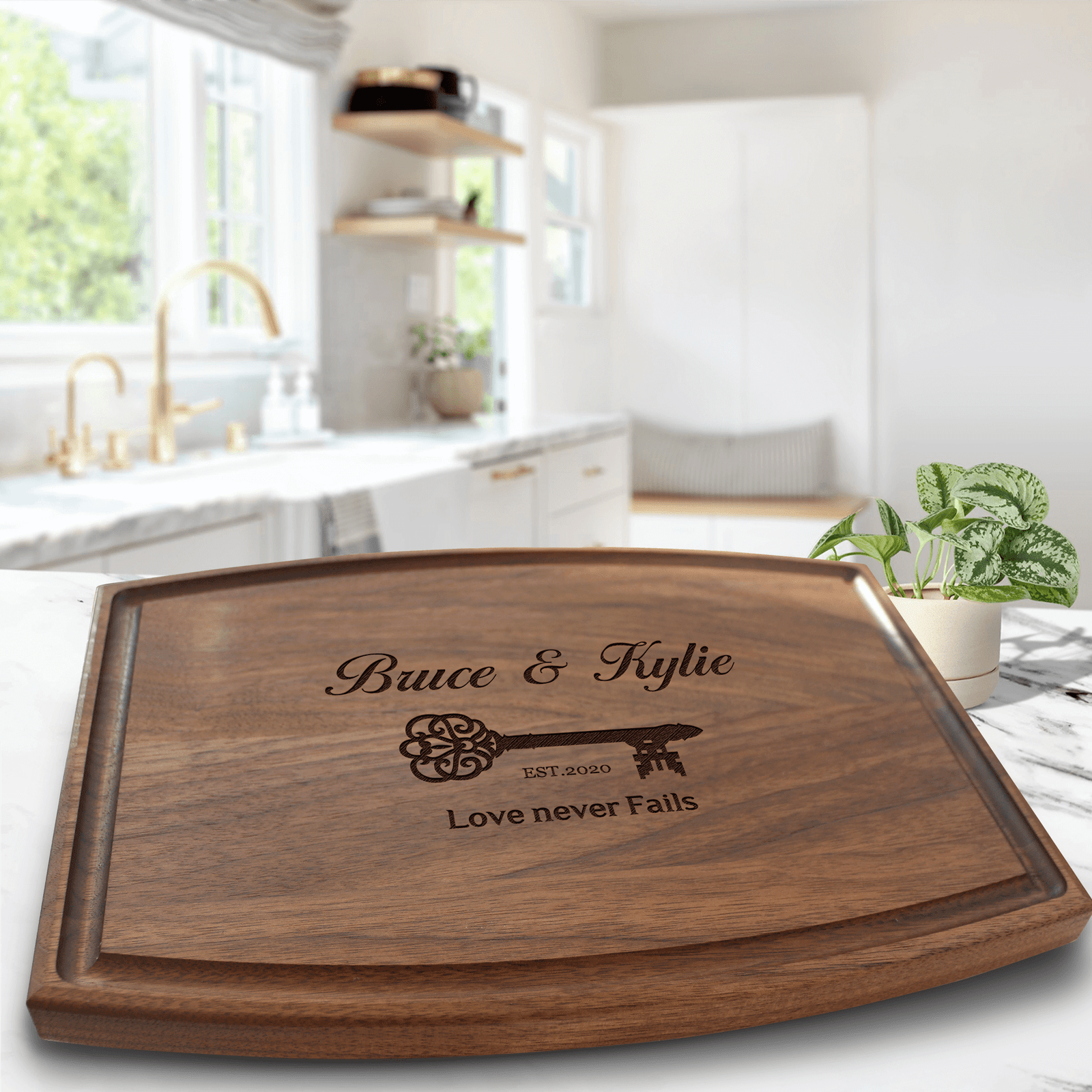 Best Family Gifts and Real Estate Agent Closing Gifts - Premium Wooden Cutting Board for Cooking Enthusiasts - Aspera Design Store's