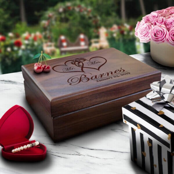 Gifts for Every Stage: Engagement Gift Box for Bride and Wedding Anniversary Gifts in All Years - Aspera Design