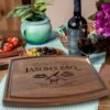 Aspera Design Store's Personalized Grill Platter & BBQ Collapsible Cutting Board, Unique Hunting Gifts for Husband