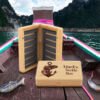 Unique Engraved Wood Box, Personalized Hunting Gifts for Hunter Dad - Tackle Boxes for Fishing