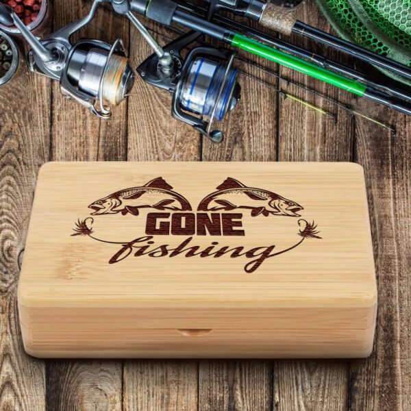 Custom Fishing Jig Boxs  Personalized Fisherman's Gift