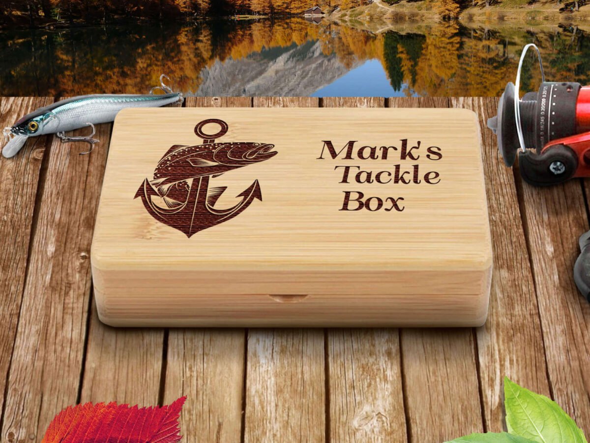 Personalized Tackle Box, Engraved Fishing Box