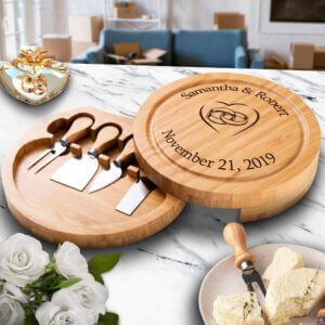 Shop Custom Engraved Cheese Board: Wedding Present