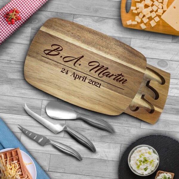 Custom Charcuterie Boards and Serving Boards, Kitchen Wall Decor, Best Cheeses for Cheese Board, One-Year Anniversary Gifts, and Couple Gift Ideas for Wedding Anniversaries by Year - Aspera Design