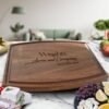 Custom Engraved Bamboo Cutting Board: Perfect Wedding Gift for Cherished Moments - Aspera Design Store's