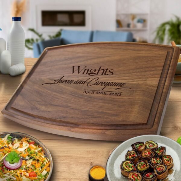 Exquisite Engraved Bamboo Cutting Boards, Wedding Gift Ideas from Aspera Design Store