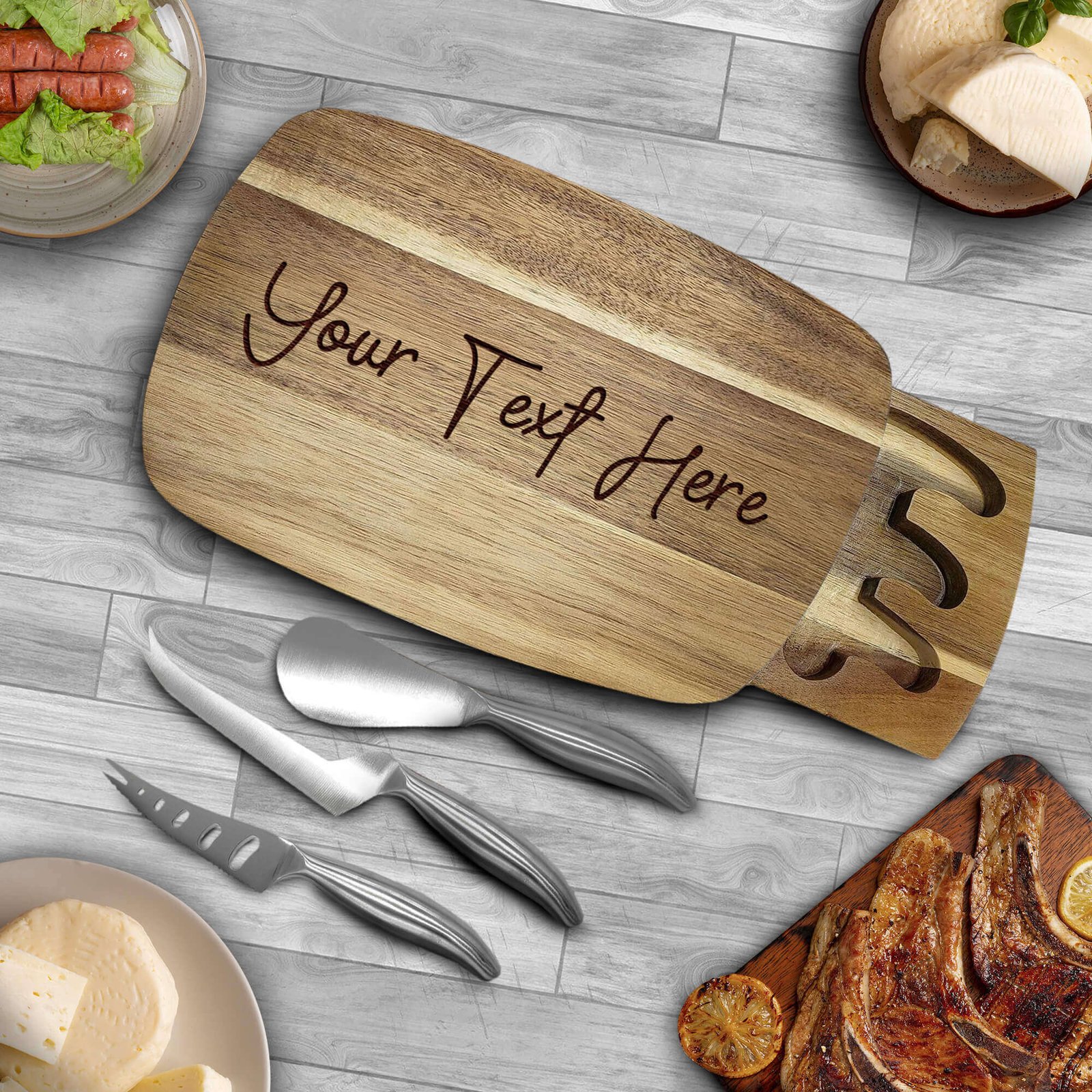 Monogrammed Cheese Boards, Exceptional Housewarming Gifts - Aspera Design