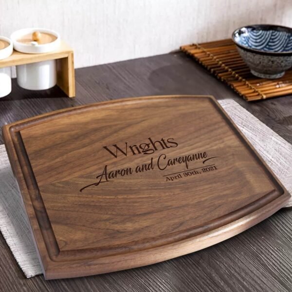 Aspera Design Store's Exquisite Handled Cutting Board, Perfect Bridal Gifts Near Me for Newly Engaged Couples