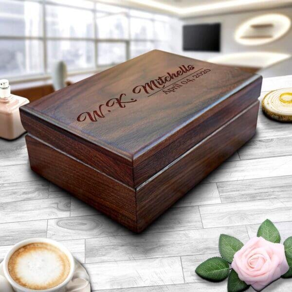 Craft Organizer Box: Wedding Anniversary Gift by Year for the Wedding Couple - Aspera Design