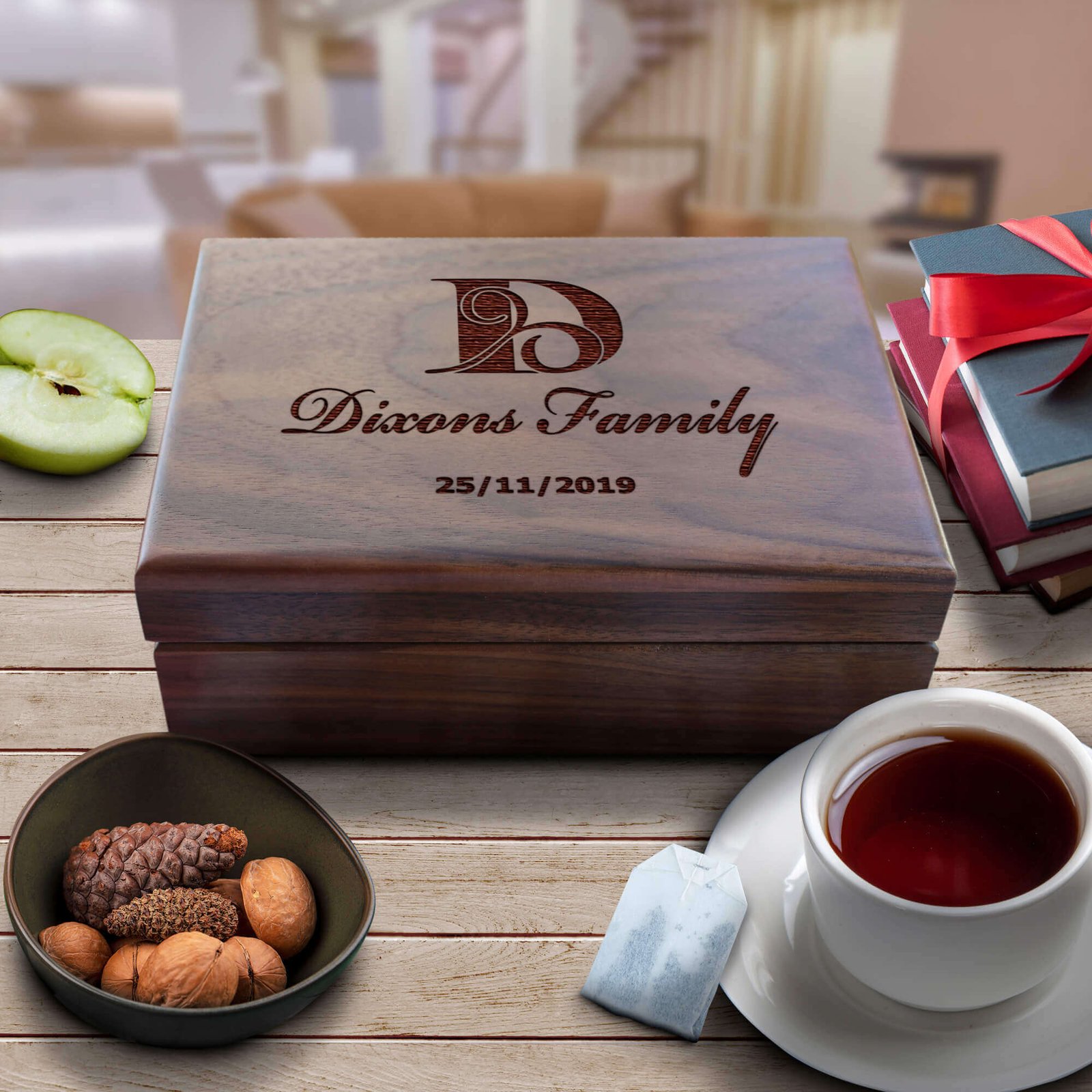 Gifts for Family Wooden Picture Box