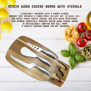 Personalized Cheese Board Set -Gift for Men, Mens Charcuterie Board, Dad Cheese Board, Retirement Gift Charcuterie Board