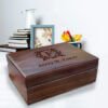 Elegant Carved Wood Jewelry Box: The Perfect Wedding Gift - Aspera Design