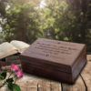 Wooden Prayer Box for Daily Bible Verse: A Spiritual Companion - Aspera Design