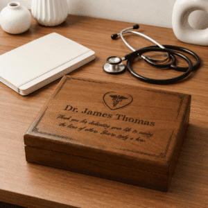 Personalized Doctor Keepsake Box, Retirement Gift for Doctor