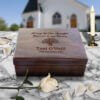 Personalized Grief Gifts: Engraved Memory Keepsake Box for Loss of Loved One - Aspera Design