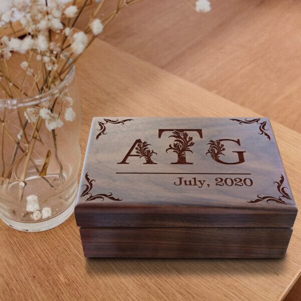 Personalized Memory Box for Couples