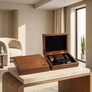 Personalized Keepsake Box for Men, Engraved Wooden Gift