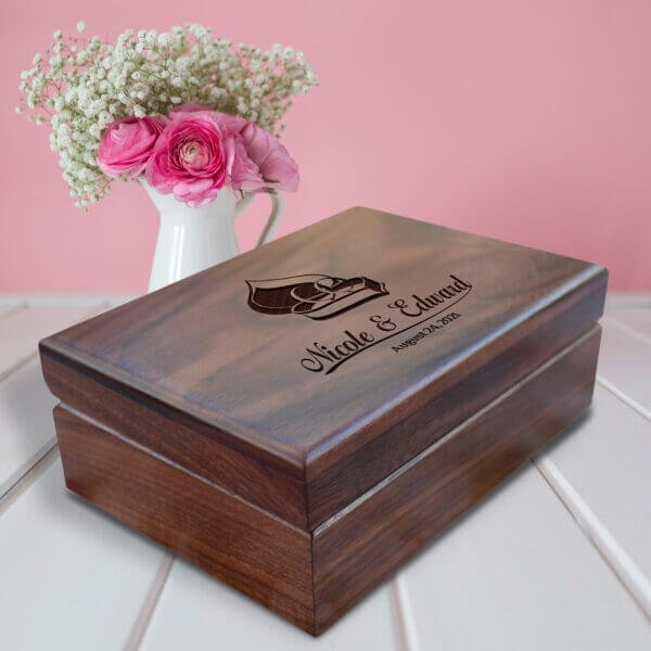 Memory Box for Wedding Ceremony: Engagement Gifts for Couple - Aspera Design