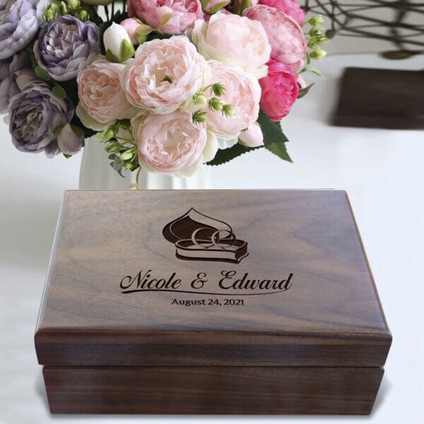 Lock Box for Wedding Cards: Gifts for Newly Engaged Couples - Aspera Design