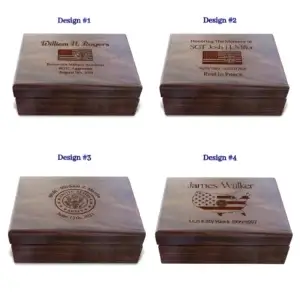 Military Memory Box, Military Memorial Keepsake Box, Army Retirement Box, US Air Force, Navy Marines, Army Veteran, Army Graduation Gift