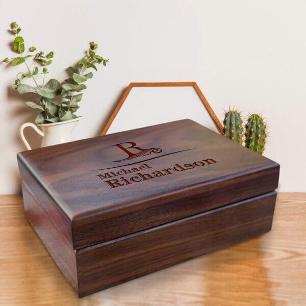 Aspera Design's Engravable Jewelry Box: Unique Proposal and Godparent Gifts, A Personalized Token of Appreciation.