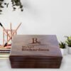 Aspera Design's Engraved Men's Jewelry Box: Unique Groomsmen and Best Man Proposal Gifts, Personalized Tokens of Appreciation.