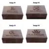 Aspera Design's Engraved Wooden Valet Keepsake Box: Timeless Men's Wood Jewelry Box and Organizer