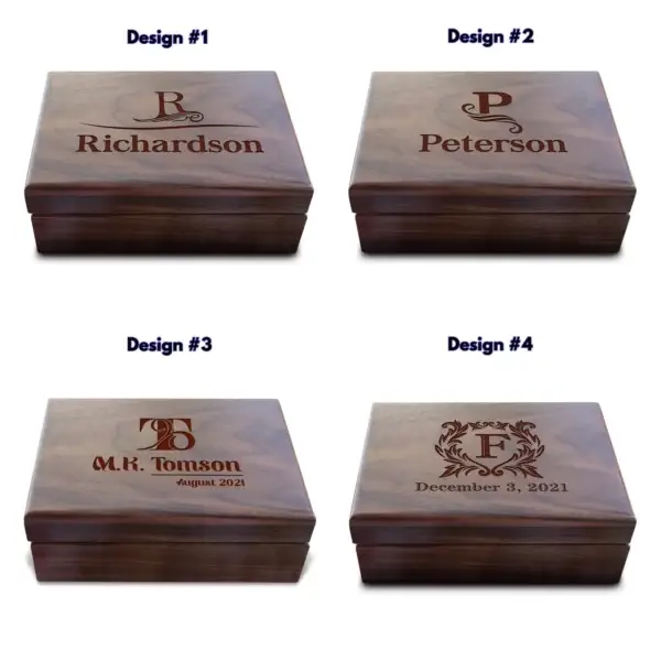 Small Wooden Box - Jewelry Box - Keepsake Box
