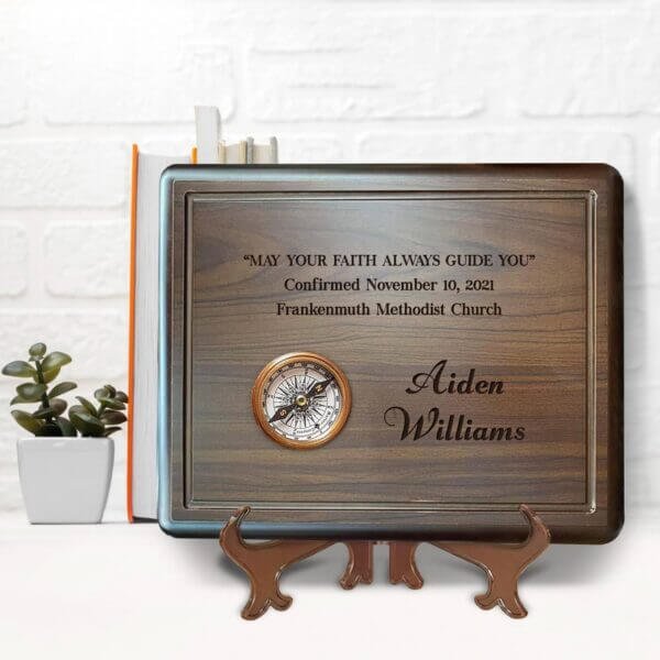 Make your Baptism Confirmation unforgettable with a personalized wooden board gift.