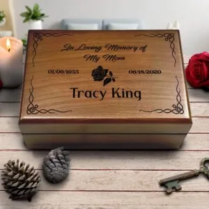 Mom Memory Box, Memorial Gifts for Loss of Mother, In Loving Memory of Mom, Sympathy Gifts for Loss of Mother, Gift for Loss of Mom