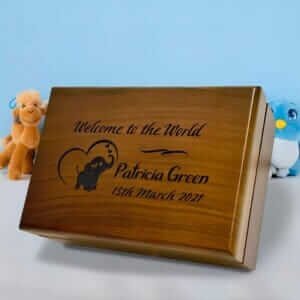 Baby Keepsake Box, Newborn Memory Box, Personalized Gifts for Babies, New Baby Gifts, Customised Gifts for Newborn, Gift Ideas for New Moms