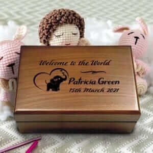 Baby Keepsake Box, Newborn Memory Box, Personalized Gifts for Babies, New Baby Gifts, Customised Gifts for Newborn, Gift Ideas for New Moms