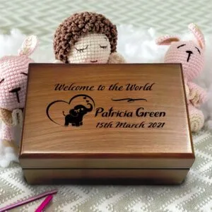 Baby Keepsake Box, Newborn Memory Box, Personalized Gifts for Babies, New Baby Gifts, Customised Gifts for Newborn, Gift Ideas for New Moms