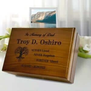 Dad Memorial Gift, In Loving Memory of Dad, Sympathy Gifts for Loss of Father, Father Passed Away Gift, Memorial Box for Loss of Dad