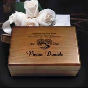 Memorial Gift Box, Personalized Memorial Gift, Memory Gift, Gifts for Lost Loved Ones,  Gifts for Grieving Mom, Memories of Dad Keepsake Box
