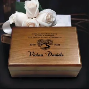 Memorial Gift Box, Personalized Memorial Gift, Memory Gift, Gifts for Lost Loved Ones,  Gifts for Grieving Mom, Memories of Dad Keepsake Box