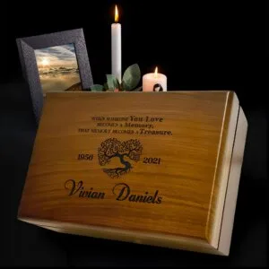 Memorial Gift Box, Personalized Memorial Gift, Memory Gift, Gifts for Lost Loved Ones,  Gifts for Grieving Mom, Memories of Dad Keepsake Box