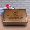 Wooden keepsake box for doctors, personalized gift- Aspera Design
