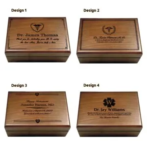 Personalized Gift for Doctors, Doctor Keepsake Box, Doctor Retirement Gifts, Doctor of Medicine, Medical School Graduation, MD Memory Box