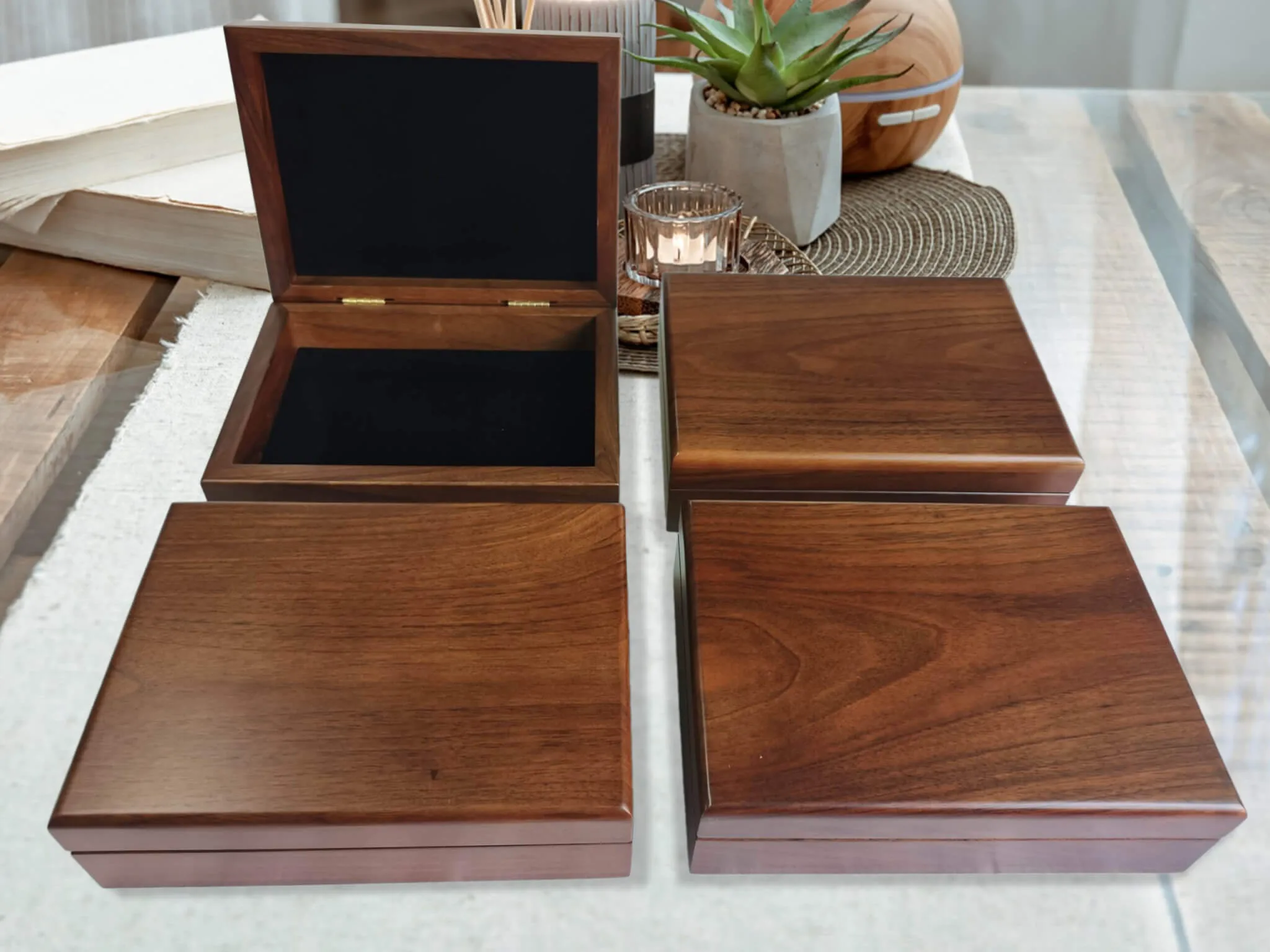 Memorial Keepsake Box, Forever in Our Heart Memory Box, Loss of Dad Sympathy Gift, Remembrance Gifts for Loss of Mom, In Memory of Loved One - Image 7