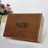 Walnut Box with Engraving for Birthday Present