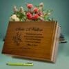 Custom-engraved retirement memory box, ideal for storing special mementos and celebrating a significant life milestone.