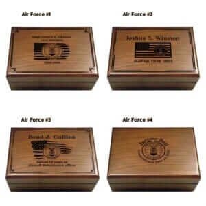 United States Air Force Memory Gift, Air Force Keepsake Box, Air Force Retirement Gift, Military Commissioning Gift, USAF Retirement Gifts