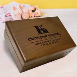 Personalized Baby Memory Box, Newborn Keepsake Box, Gifts for Newborn Parents, Keepsake Baby Box with Custom Name, Baby Shower Gift