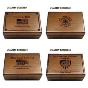 Personalized US Army Keepsake Box, Army Retirement Gift, Commissioning Gift, U.S. Army Memorial Box, Military Veteran Gift, Promotion Gifts