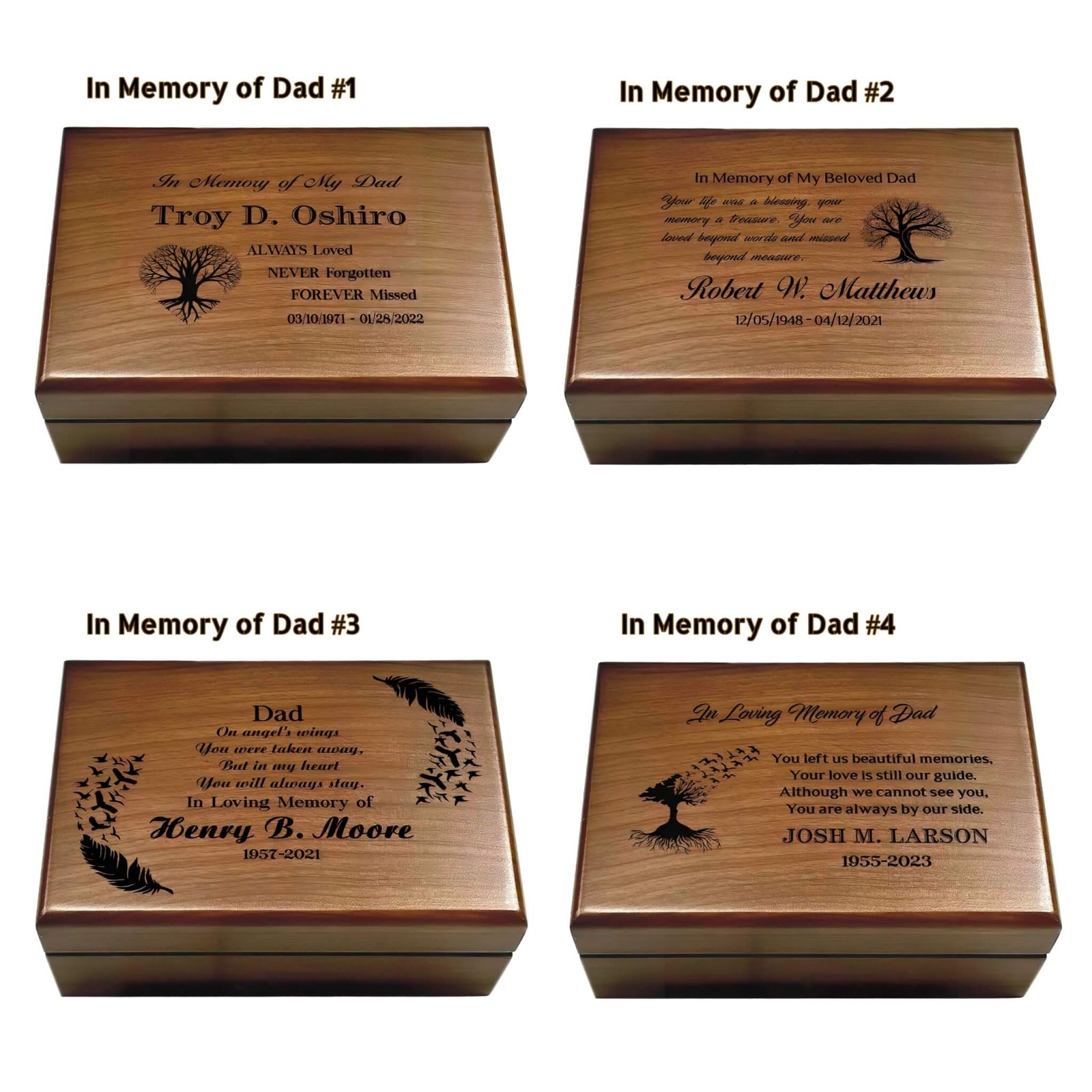 Dad Memorial Gift, In Loving Memory of Dad, Sympathy Gifts for Loss of Father, Father Passed Away Gift, Memorial Box for Loss of Dad - Image 6