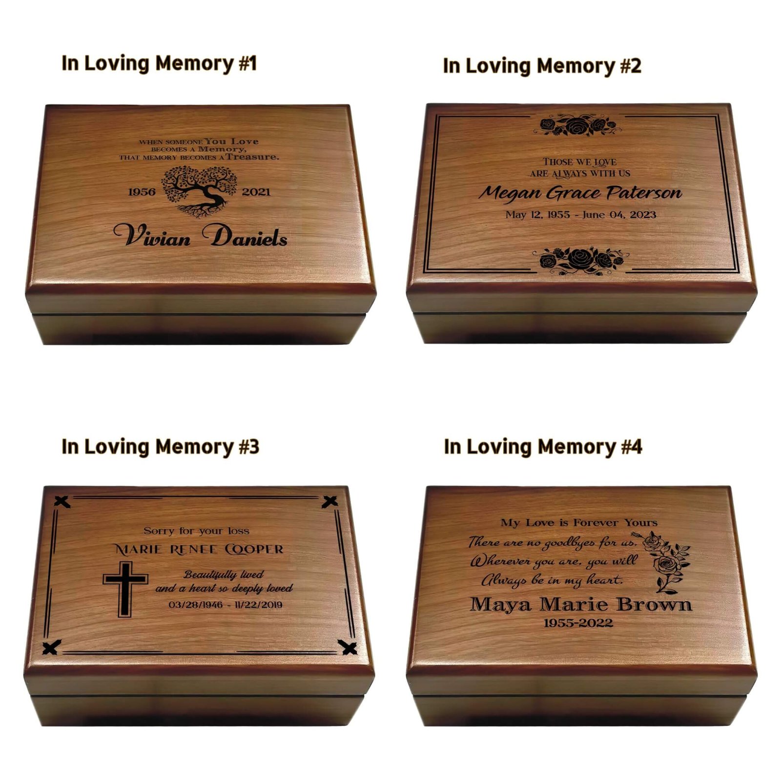Memorial Gift Box, Personalized Memorial Gift, Memory Gift, Gifts for Lost Loved Ones,  Gifts for Grieving Mom, Memories of Dad Keepsake Box - Image 7