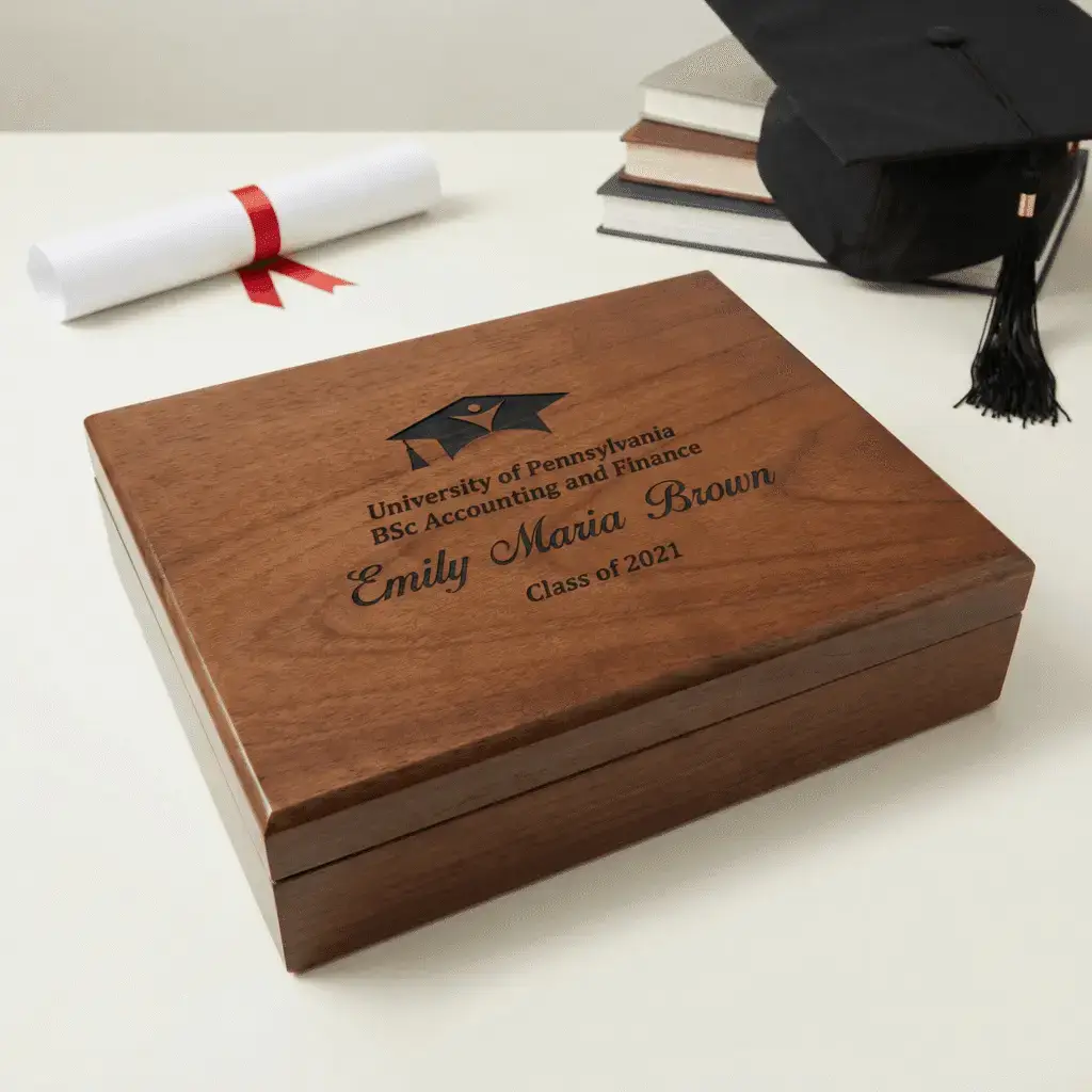 Personalized graduation keepsake box, graduation gift for daughter or son